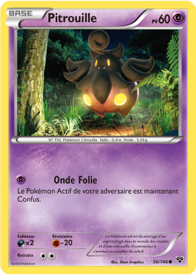 Carte Pokémon Pitrouille 56/146 Commune XY (JCC)