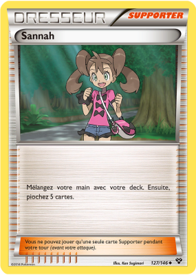 Carte Pokémon Sannah 127/146 Peu commune XY (JCC)
