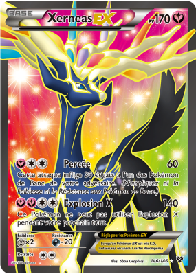 Carte Pokémon Xerneas-EX 146/146 Ultra Rare XY (JCC)