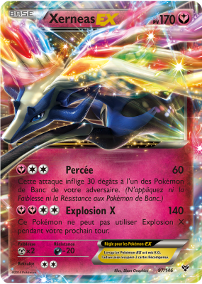 Carte Pokémon Xerneas-EX 97/146 Ultra Rare XY (JCC)