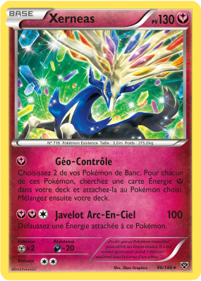 Carte Pokémon Xerneas 96/146 Rare XY (JCC)