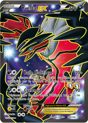 Carte Pokémon Yveltal-EX 144/146 Ultra Rare XY (JCC)