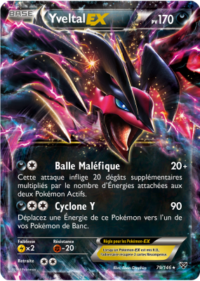 Carte Pokémon Yveltal-EX 79/146 Ultra Rare XY (JCC)