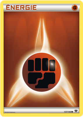 Carte Pokémon Énergie Combat 137/146 Commune XY (JCC)