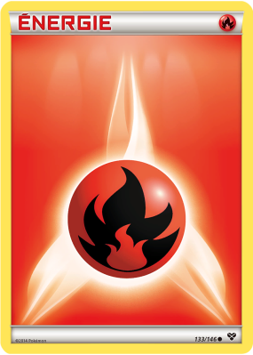 Carte Pokémon Énergie Feu 133/146 Commune XY (JCC)