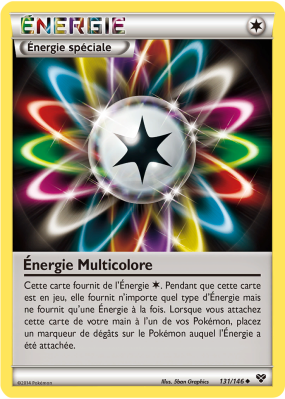 Carte Pokémon Énergie Multicolore 131/146 Peu commune XY (JCC)