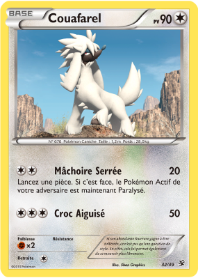 Carte Pokémon Couafarel 32/39 Aucune Bienvenue à Kalos