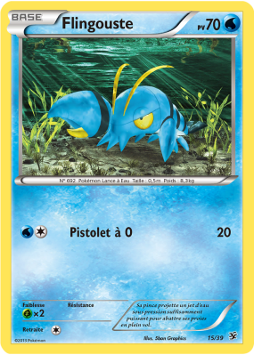 Carte Pokémon Flingouste 15/39 Aucune Bienvenue à Kalos