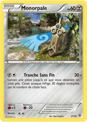 Carte Pokémon Monorpale 21/39 Aucune Bienvenue à Kalos
