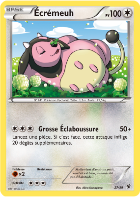 Carte Pokémon Écrémeuh 27/39 Aucune Bienvenue à Kalos