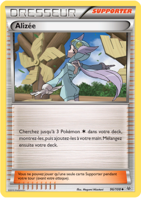 Carte Pokémon Alizée 96/108 Peu commune Ciel Rugissant