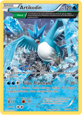 Carte Pokémon Artikodin 17/108 Rare Ciel Rugissant