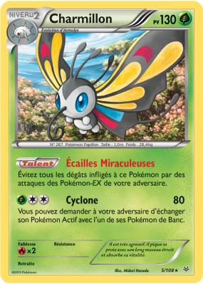 Carte Pokémon Charmillon 5/108 Holographique Ciel Rugissant