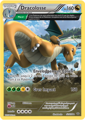 Carte Pokémon Dracolosse 52/108 Holographique Ciel Rugissant