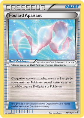 Carte Pokémon Foulard Apaisant 84/108 Peu commune Ciel Rugissant