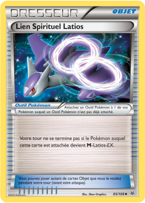 Carte Pokémon Lien Spirituel Latios 85/108 Peu commune Ciel Rugissant