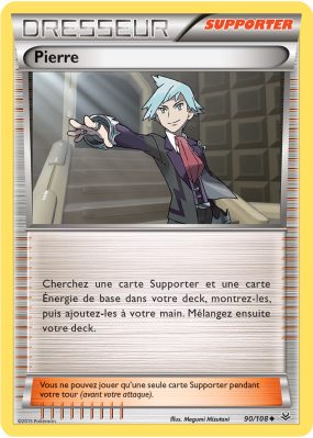 Carte Pokémon Pierre 90/108 Peu commune Ciel Rugissant