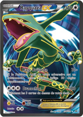 Carte Pokémon Rayquaza-EX 104/108 Ultra Rare Ciel Rugissant