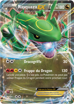 Carte Pokémon Rayquaza-EX 60/108 Ultra Rare Ciel Rugissant