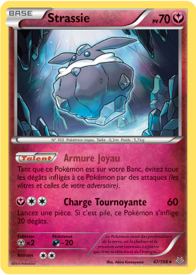 Carte Pokémon Strassie 47/108 Rare Ciel Rugissant