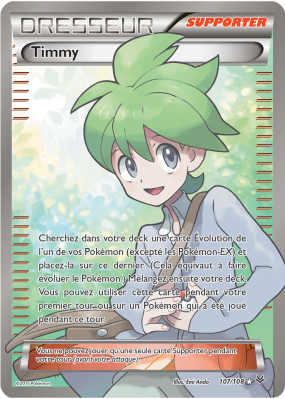 Carte Pokémon Timmy 107/108 Ultra Rare Ciel Rugissant