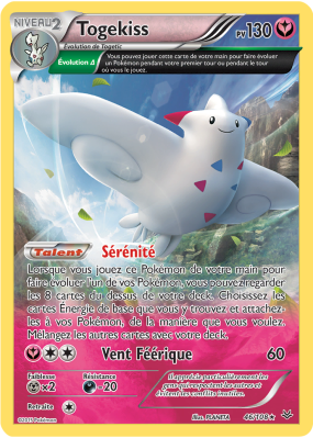 Carte Pokémon Togekiss 46/108 Holographique Ciel Rugissant