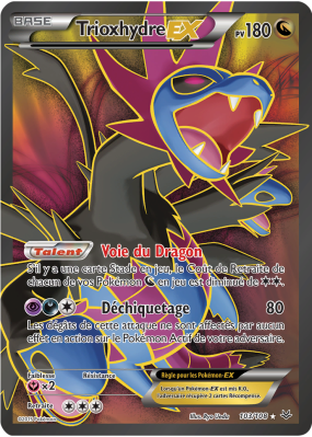 Carte Pokémon Trioxhydre-EX 103/108 Ultra Rare Ciel Rugissant