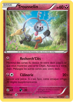Carte Pokémon Trousselin 48/108 Rare Ciel Rugissant