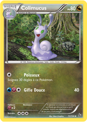 Carte Pokémon Colimucus 73/106 Peu commune Étincelles