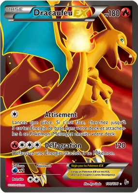 Carte Pokémon Dracaufeu-EX 100/106 Ultra Rare Étincelles