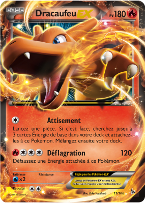 Carte Pokémon Dracaufeu-EX 11/106 Ultra Rare Étincelles