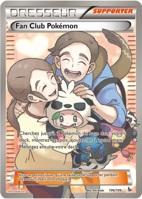 Carte Pokémon Fan Club Pokémon 106/106 Ultra Rare Étincelles