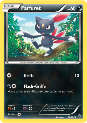 Carte Pokémon Farfuret 50/106 Peu commune Étincelles