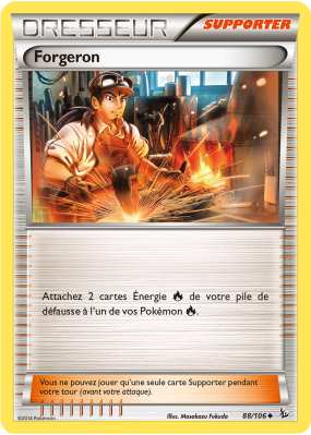 Carte Pokémon Forgeron 88/106 Peu commune Étincelles