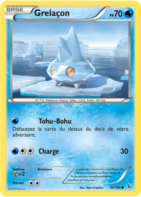 Carte Pokémon Grelaçon 30/106 Commune Étincelles