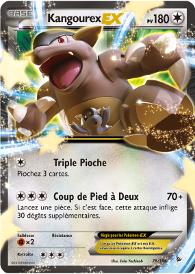 Carte Pokémon Kangourex-EX 78/106 Ultra Rare Étincelles