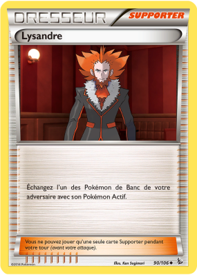 Carte Pokémon Lysandre 90/106 Peu commune Étincelles