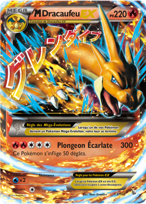 Carte Pokémon M-Dracaufeu-EX 13/106 Ultra Rare Étincelles