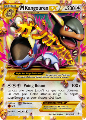Carte Pokémon M-Kangourex-EX 109/106 Ultra Rare Étincelles