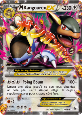 Carte Pokémon M-Kangourex-EX 79/106 Ultra Rare Étincelles
