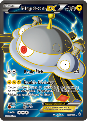 Carte Pokémon Magnézone-EX 101/106 Ultra Rare Étincelles