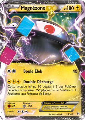 Carte Pokémon Magnézone-EX 35/106 Ultra Rare Étincelles