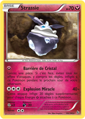 Carte Pokémon Strassie 68/106 Holographique Étincelles