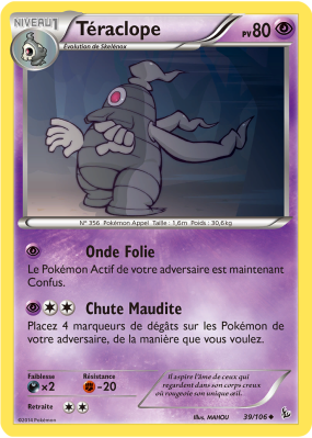 Carte Pokémon Téraclope 39/106 Peu commune Étincelles