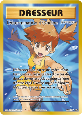 Carte Pokémon Détermination d'Ondine 108/108 Ultra Rare Évolutions