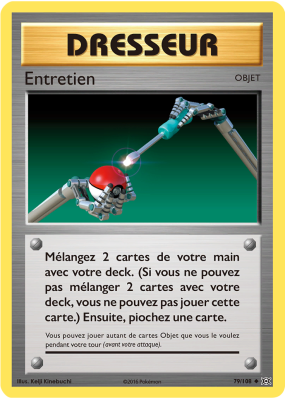 Carte Pokémon Entretien 79/108 Peu commune Évolutions
