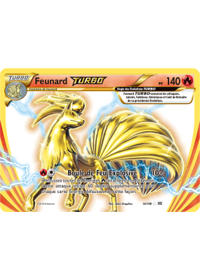 Carte Pokémon Feunard TURBO 16/108 Turbo Évolutions