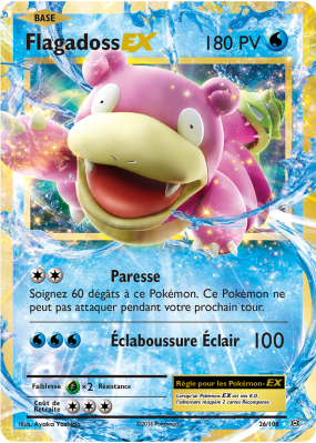 Carte Pokémon Flagadoss-EX 26/108 Ultra Rare Évolutions