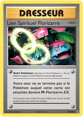 Carte Pokémon Lien Spirituel Florizarre 89/108 Peu commune Évolutions