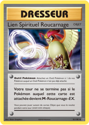 Carte Pokémon Lien Spirituel Roucarnage 81/108 Peu commune Évolutions